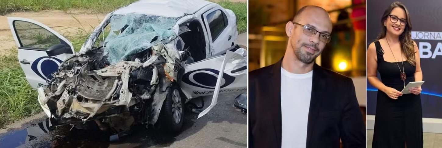 Cinegrafista da Band morre e repórter fica ferida em acidente em Minas Gerais